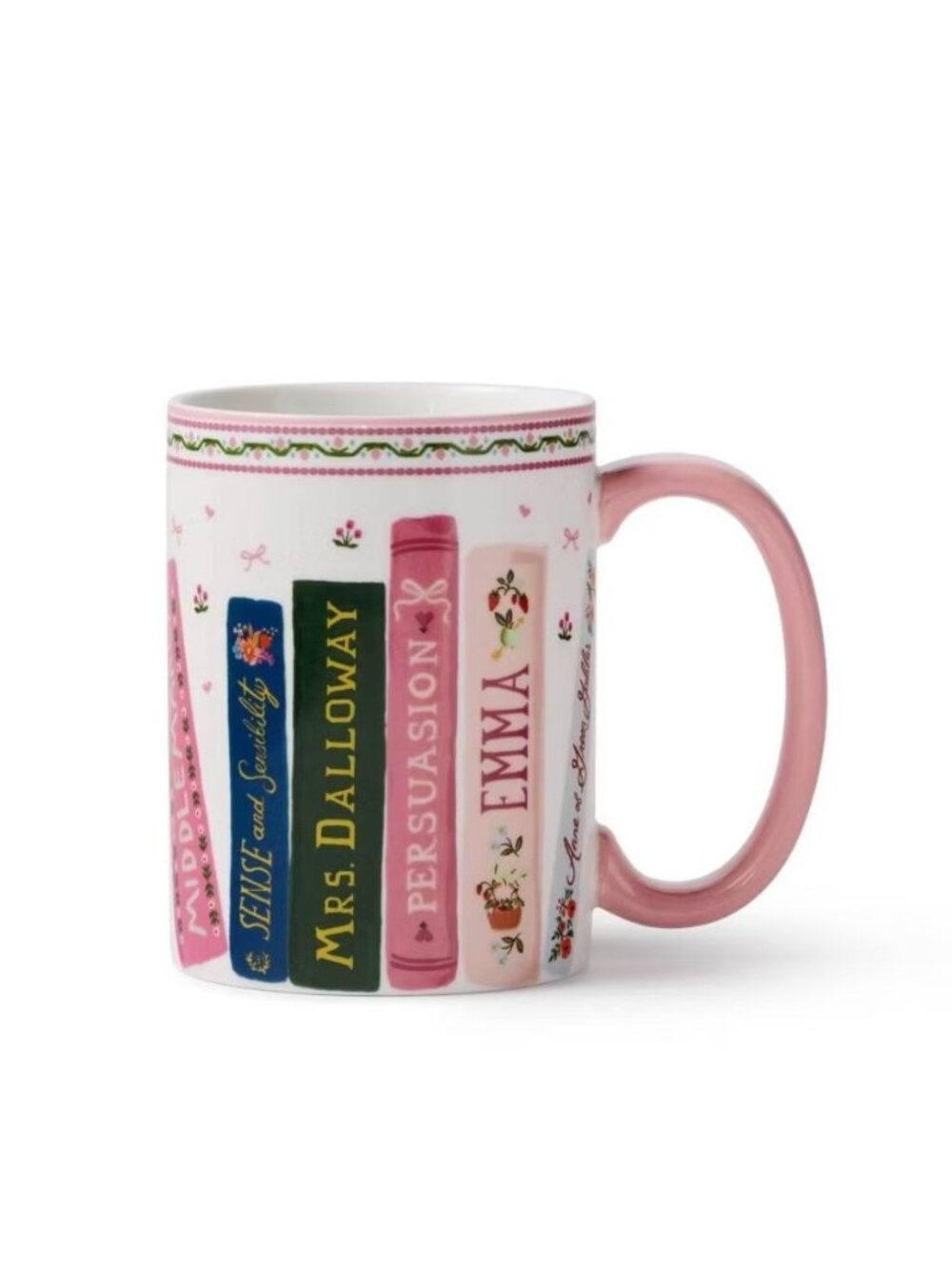 Rifle Paper Co. 16oz Ladies Night Book Club Porcelain Mug Coffee Tea Cozy Reads